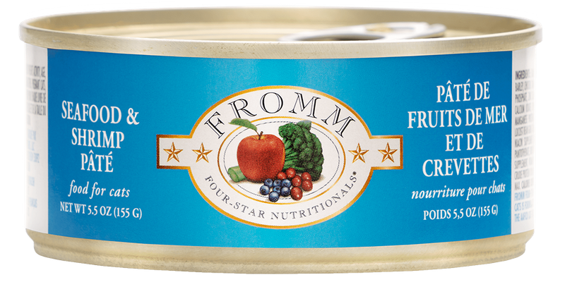 Fromm Cat Seafood &amp; Shrimp Pate can 5.5 oz.