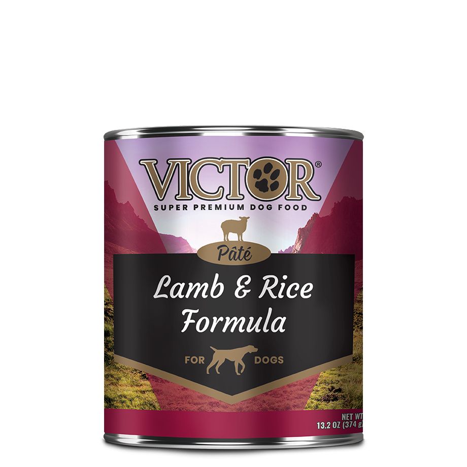 Victor Canned Dog Food, Size: 13.2 oz, Flavor: Lamb &amp; Rice