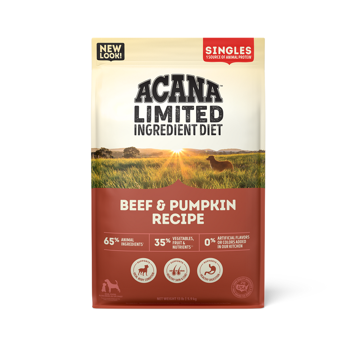 Acana Singles Dog Food Beef &amp; Pumpkin