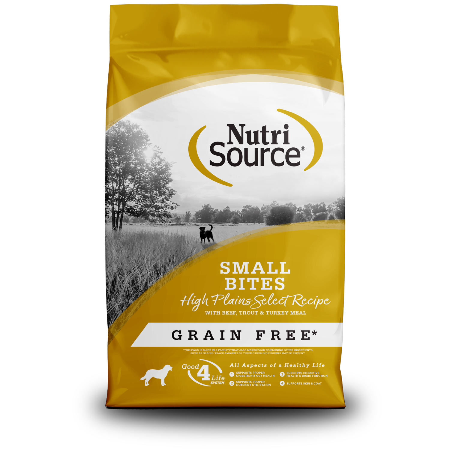 Nutrisource GF Dog Food Small Bites High Plains Select