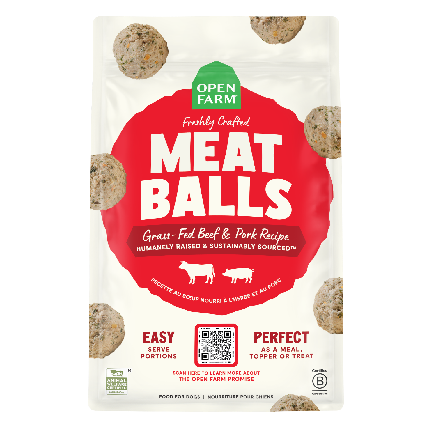 Open Farm Frozen Meatballs