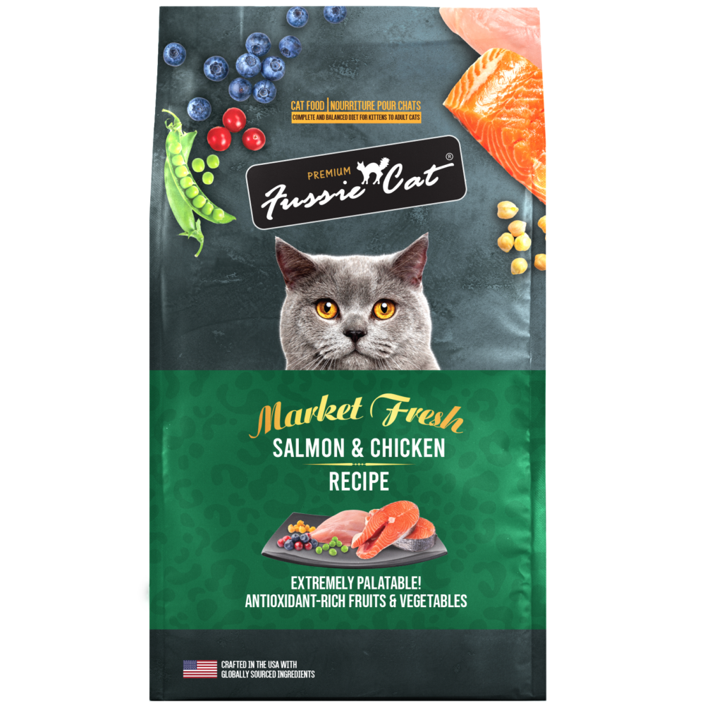Fussie Cat Dry Food Salmon &amp; Chicken