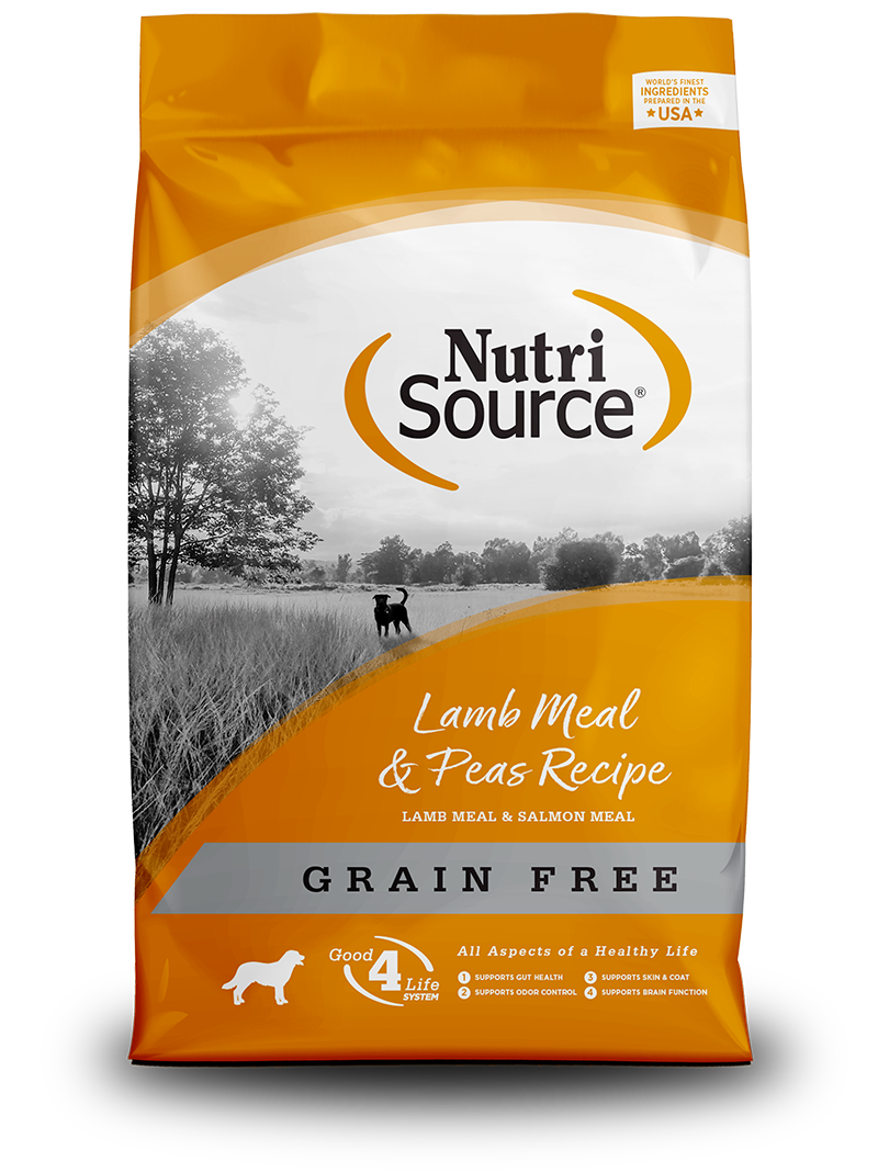 Nutrisource GF Dog Food Lamb Meal &amp; Pea