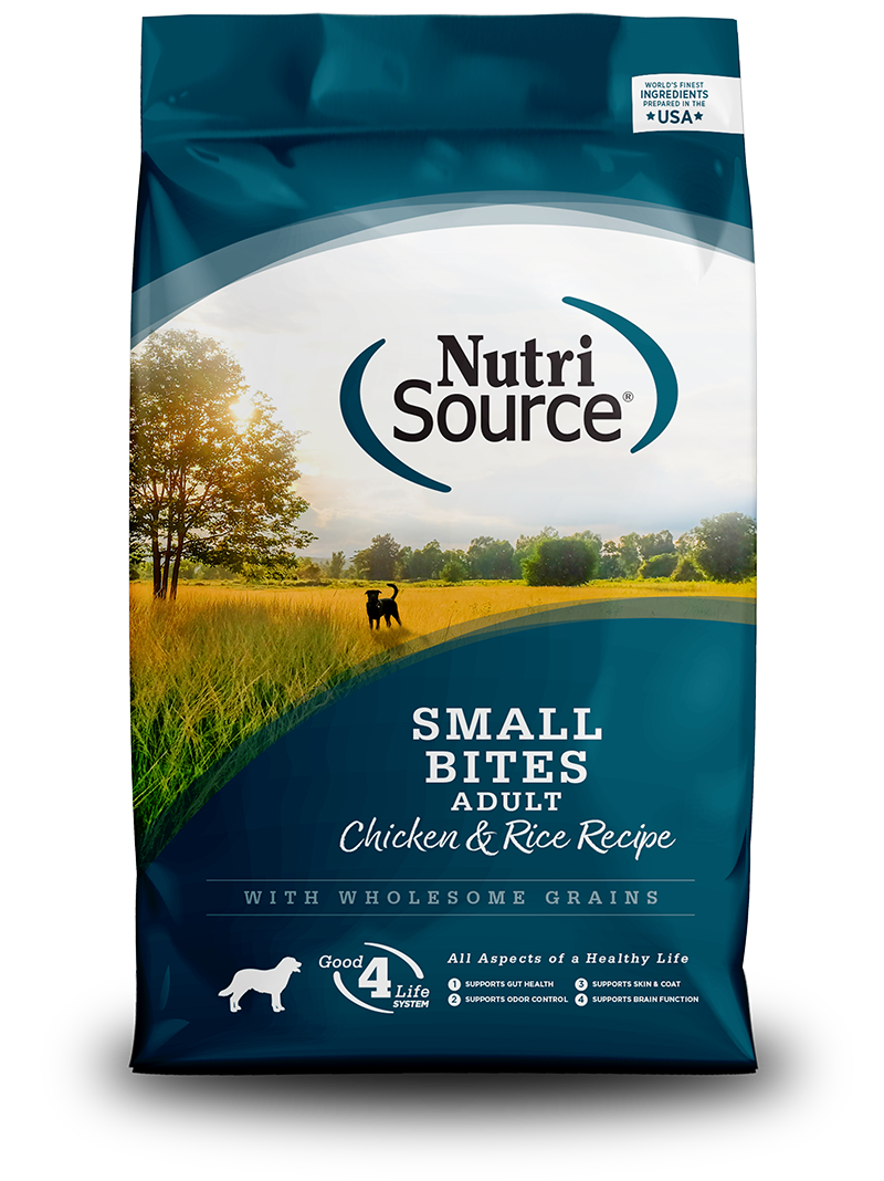 Nutrisource Dog Food Chicken &amp; Rice Sm Bite