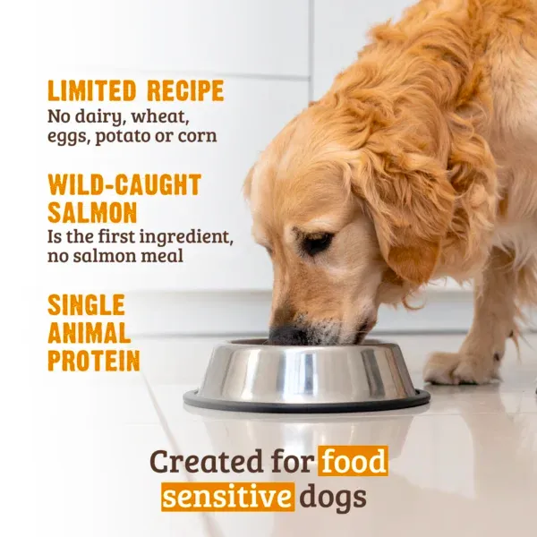 Rawz GF Dog Food, Flavor: LID Salmon, Size: 20 lb