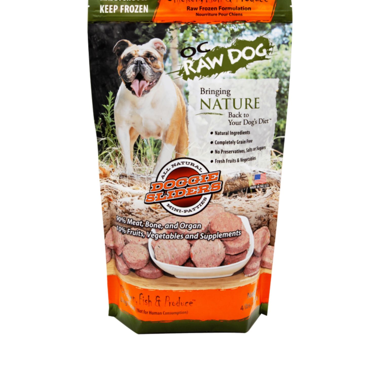 OC Raw Frozen Patties 