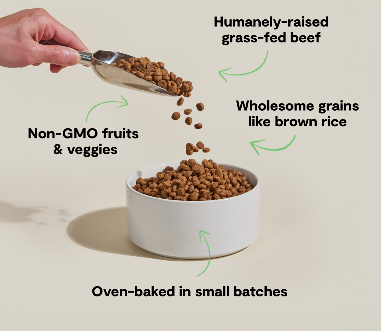 Open Farm Goodbowl Oven Baked Dog Kibble , Flavor: Beef &amp; Brown Rice, Size: 3.5 lb