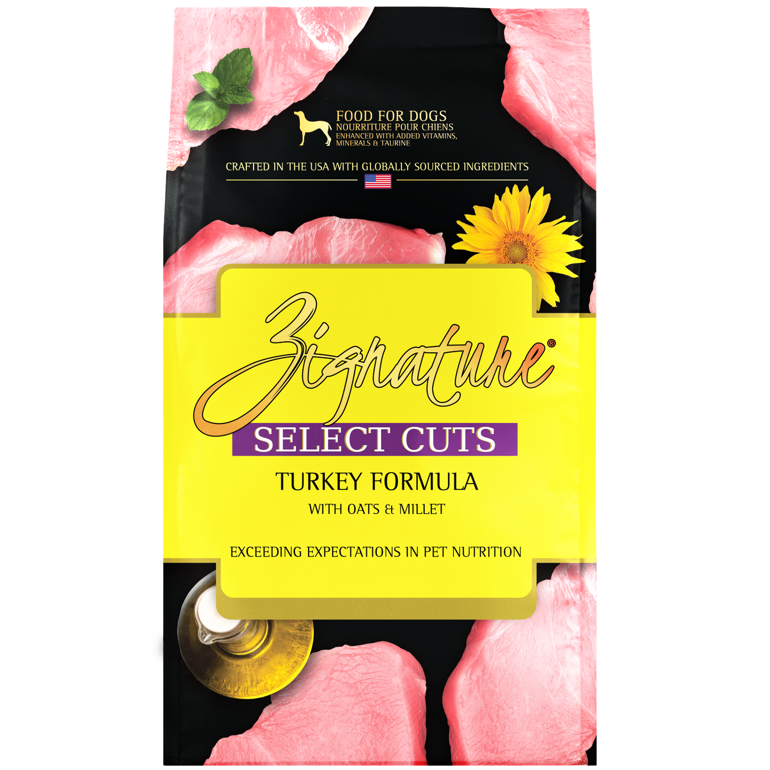Zignature Select Cuts, Bag Size: 4 lb, Flavor: Turkey