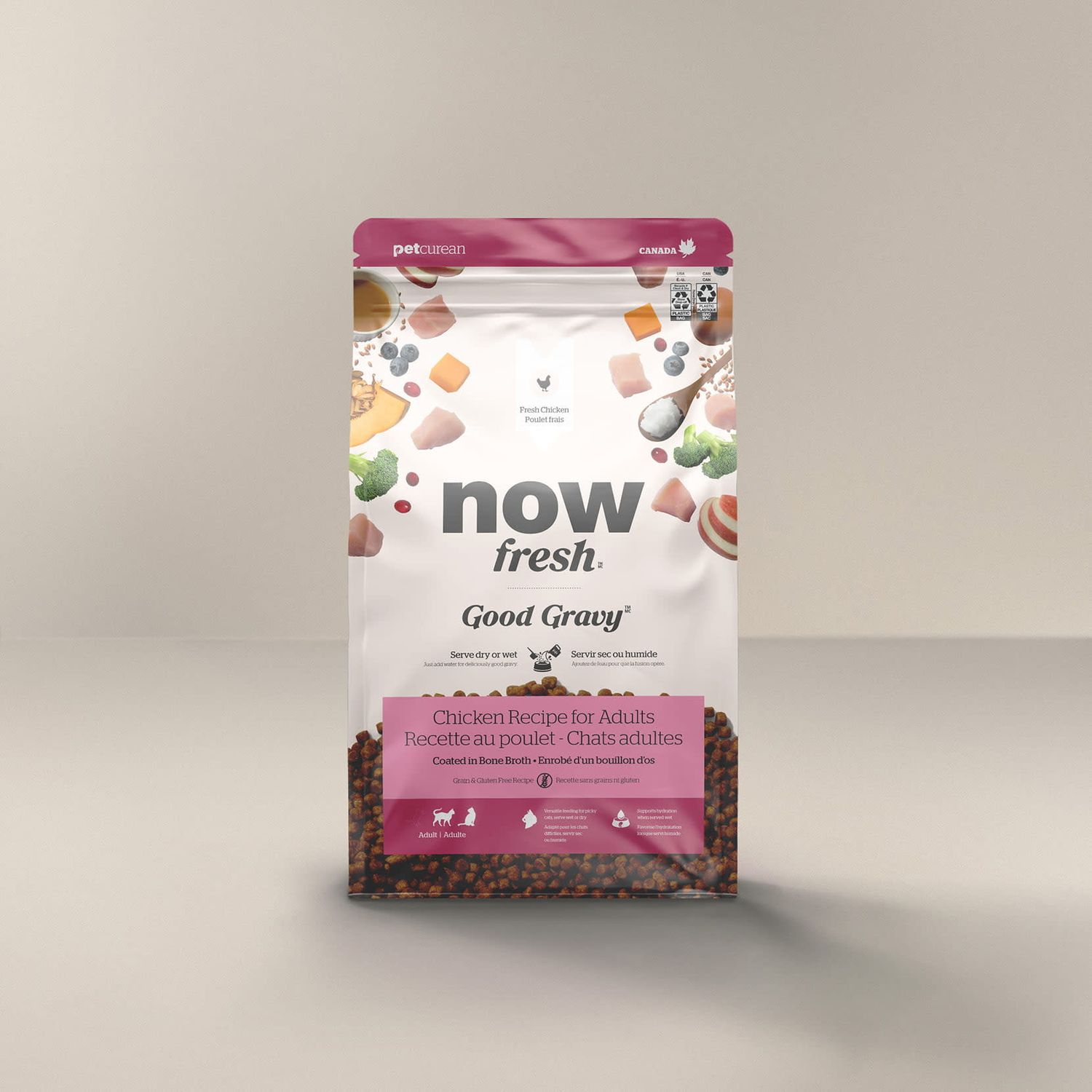 Now Good Gravy Dry Cat Food, Flavor: Chicken, Size: 3 lb