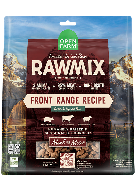 Open Farm Freeze Dried RawMix Meal/Mixer, Flavor: Front Range, Size: 13.5 oz