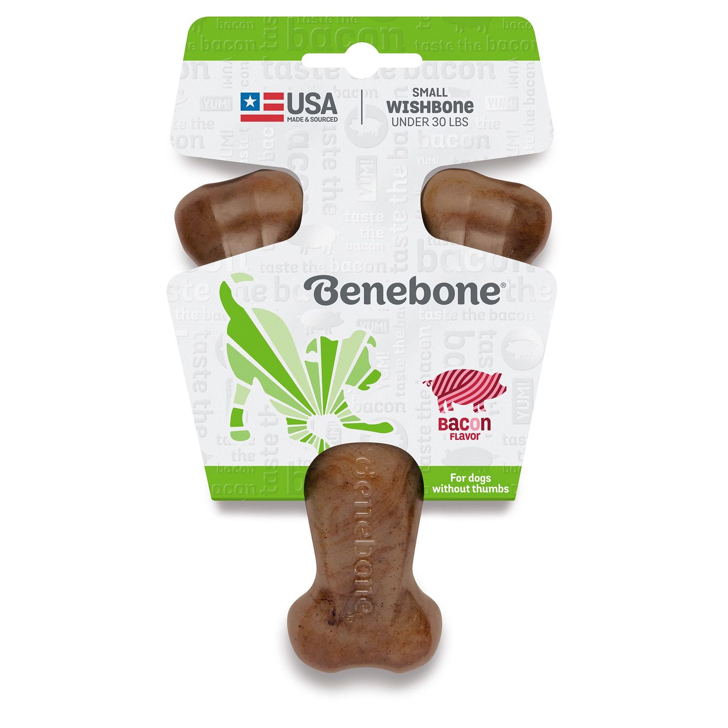 Benebone Wishbone Bacon Small