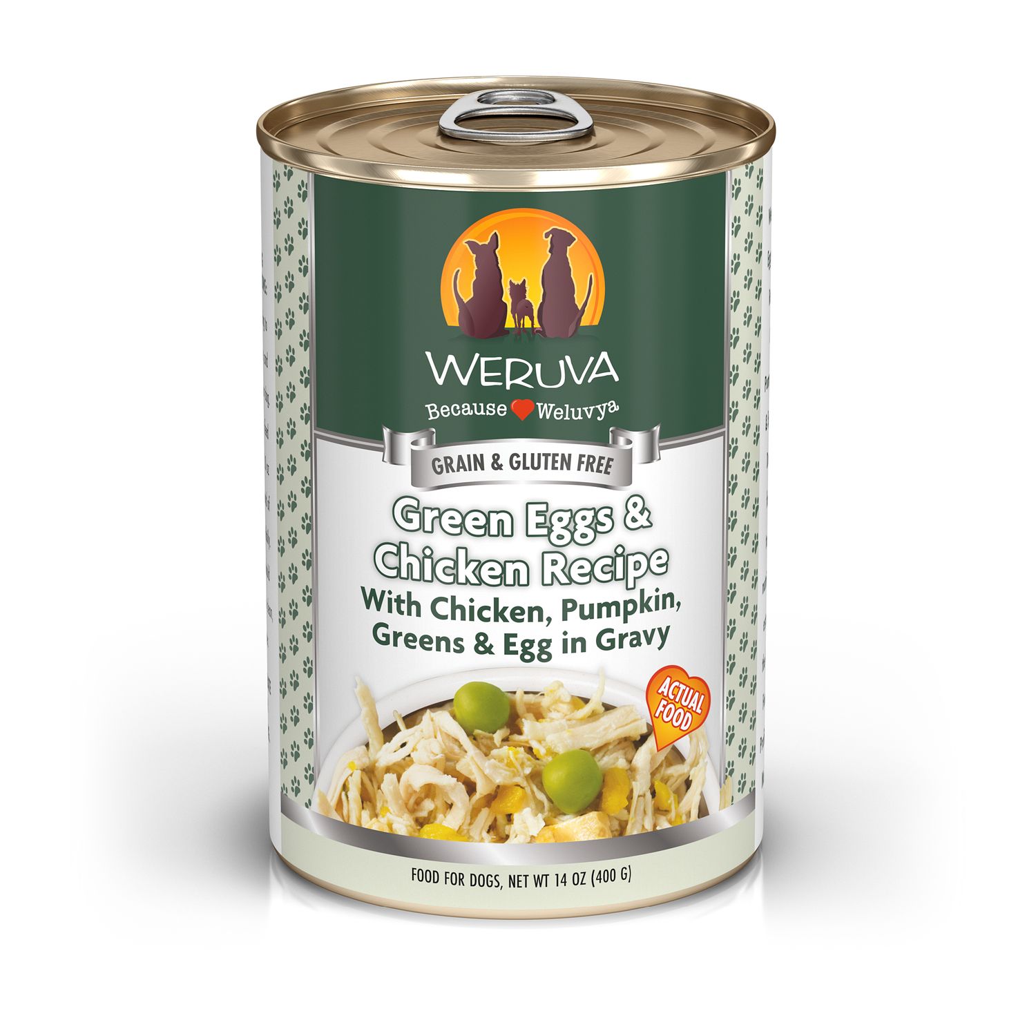 Weruva Canned Dog Food Green Eggs &amp; Chicken 14 oz