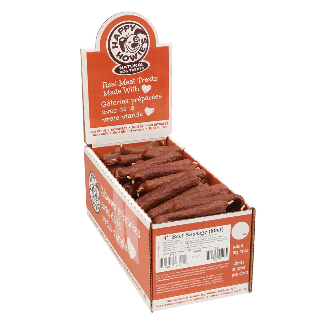 Happy Howies 4” Beef Sausage (80)