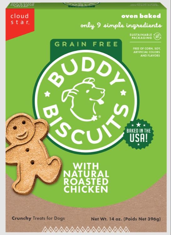 Buddy Biscuits GF Roasted Chicken Biscuits 14oz