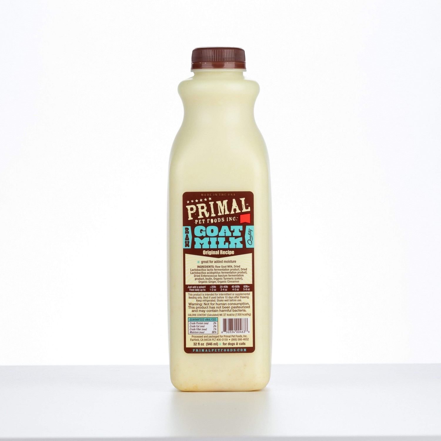 Primal Raw Goat Milk 1 Pt