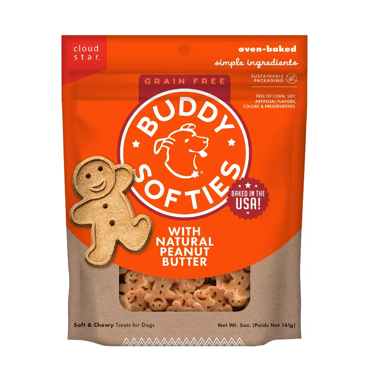 Buddy Biscuits GF Peanut Butter Soft 5 oz