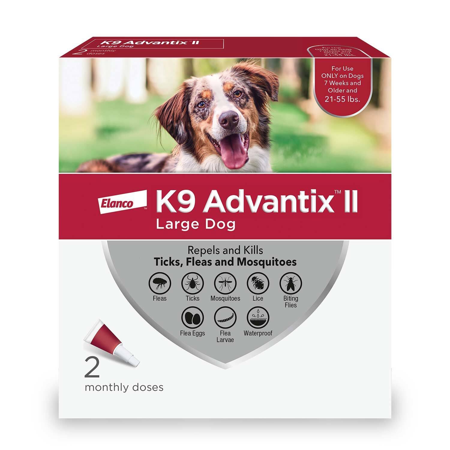 K9 Advantix II Large Dog 2 pk