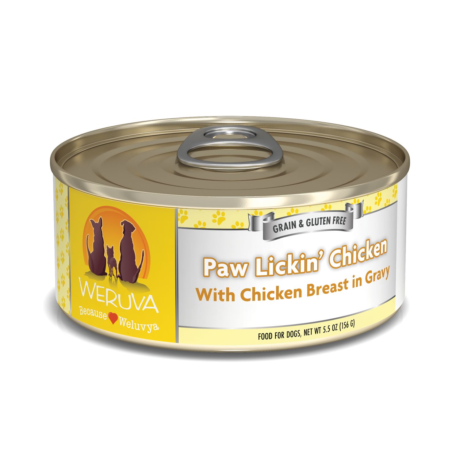 Weruva Canned Dog Food Paw Lickin Chicken 5.5 oz