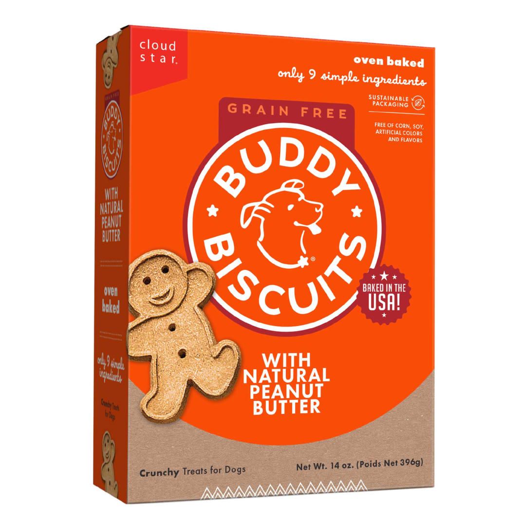 Buddy Biscuits Gf Peanut Butter 14oz