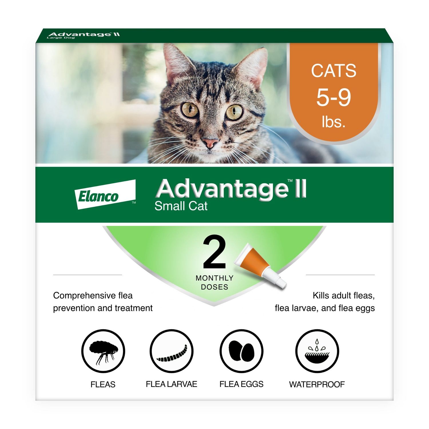 Advantage II Small Cat 2 pk
