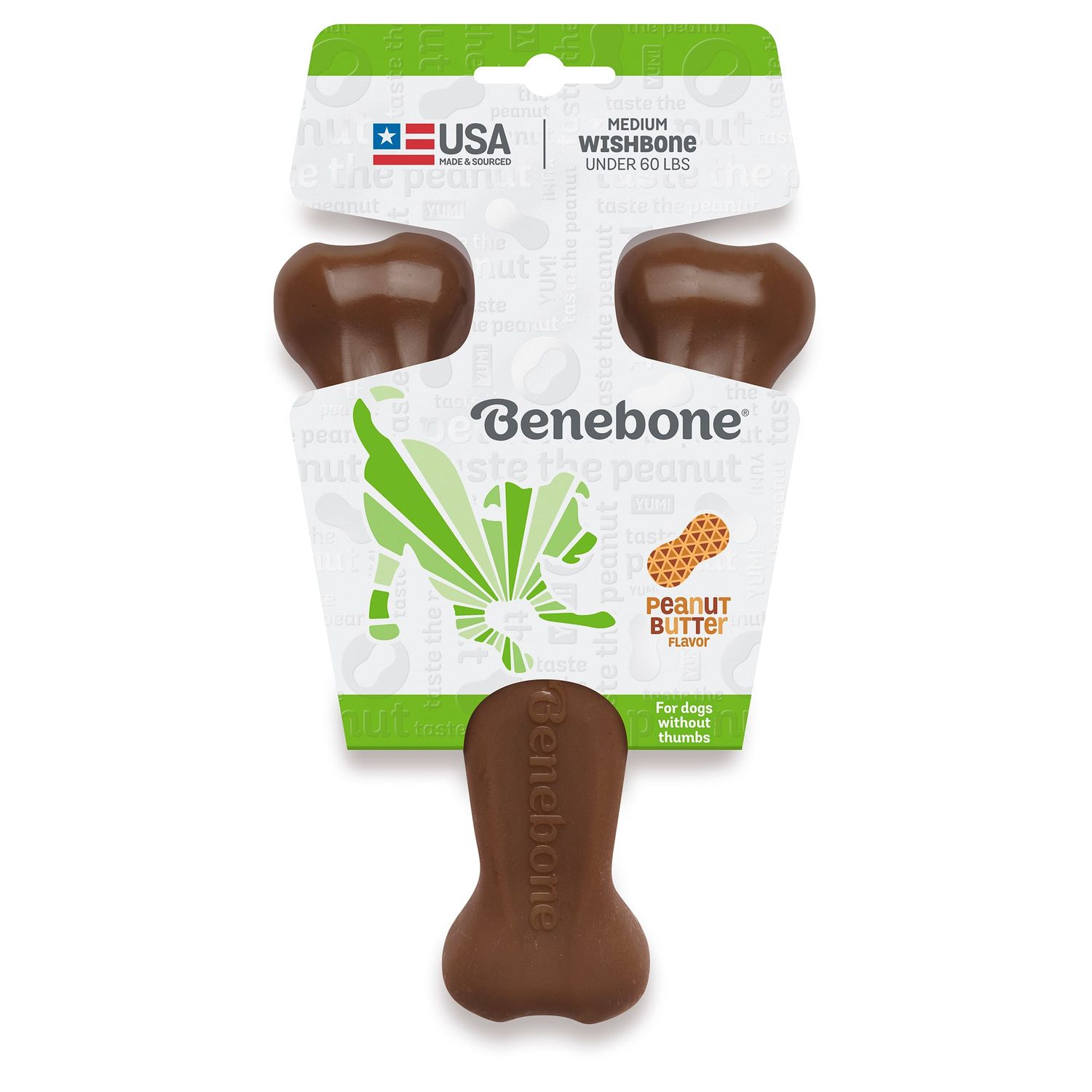 Benebone Wishbone Peanut Butter Medium