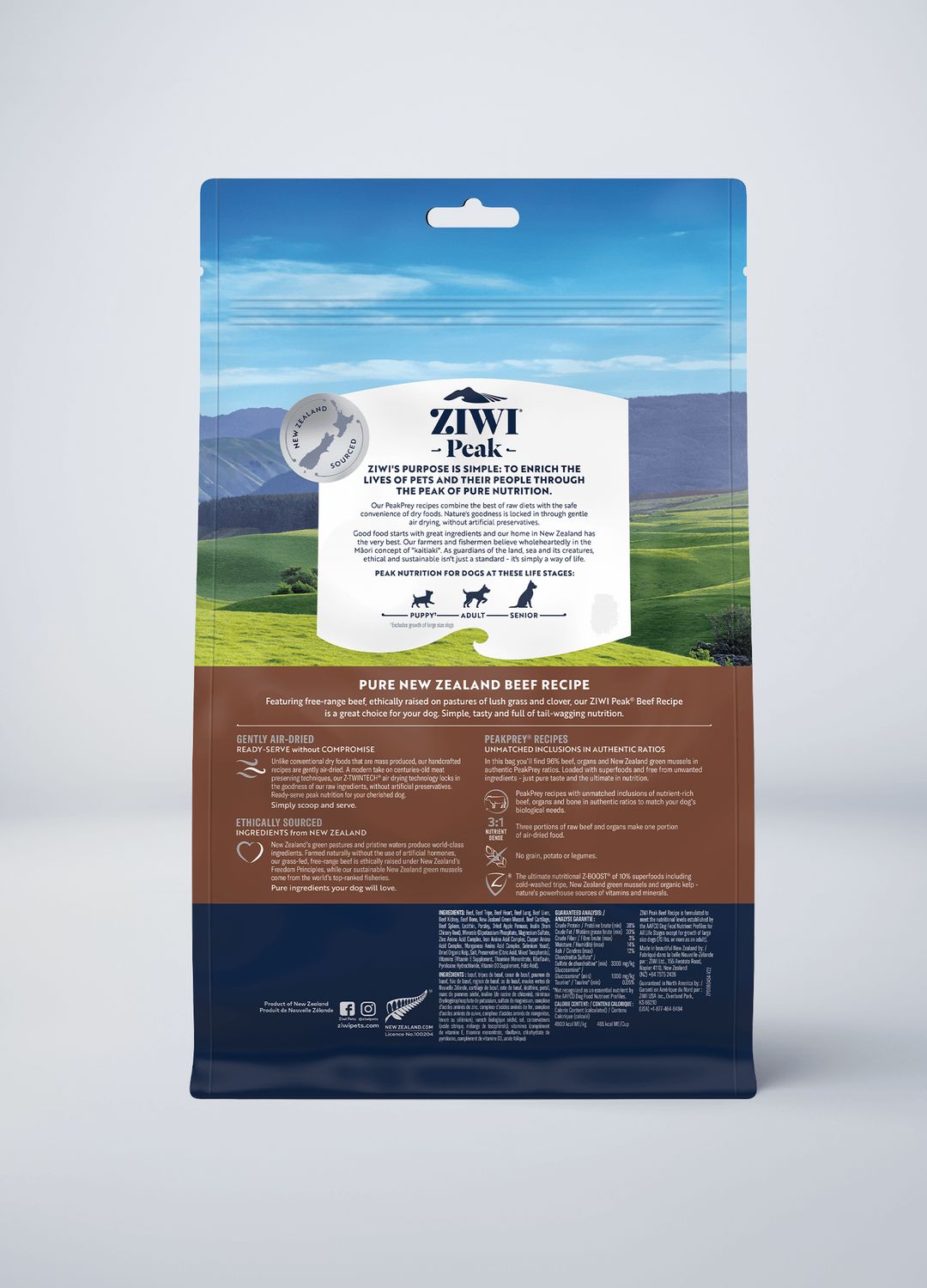 Ziwipeak Daily Dog Beef (2.2lb)