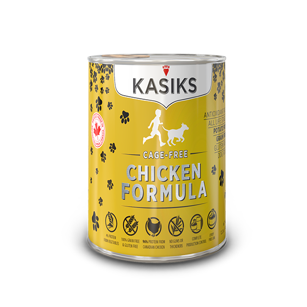 Kasiks Dog Can 12oz (Cage-Free Chicken)