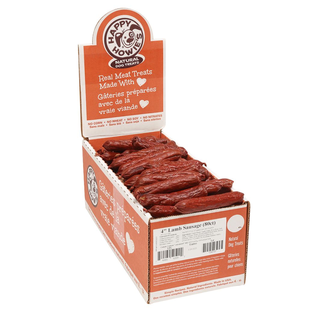 Happy Howies 4” Lamb Sausage (80)
