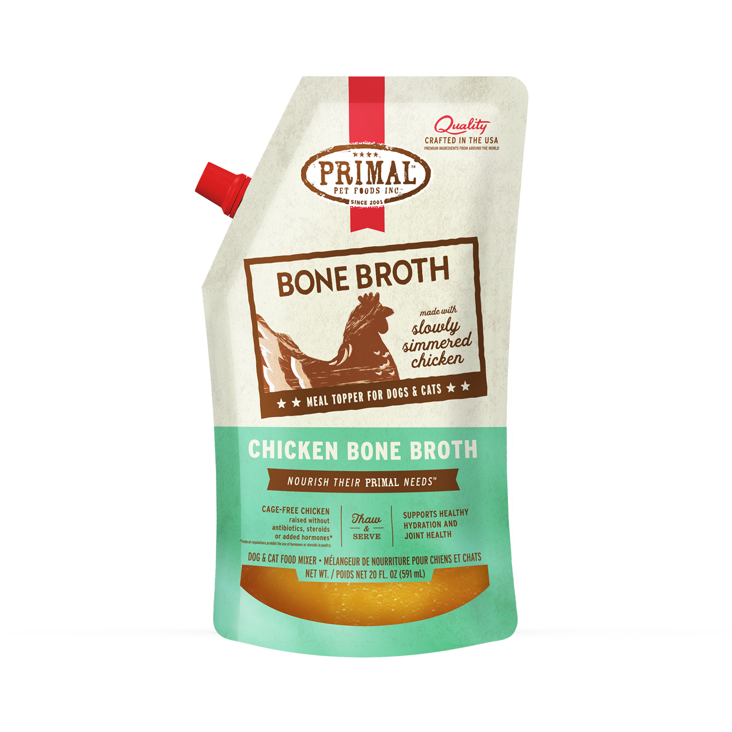 Primal Bone Broth 20oz (Chicken)