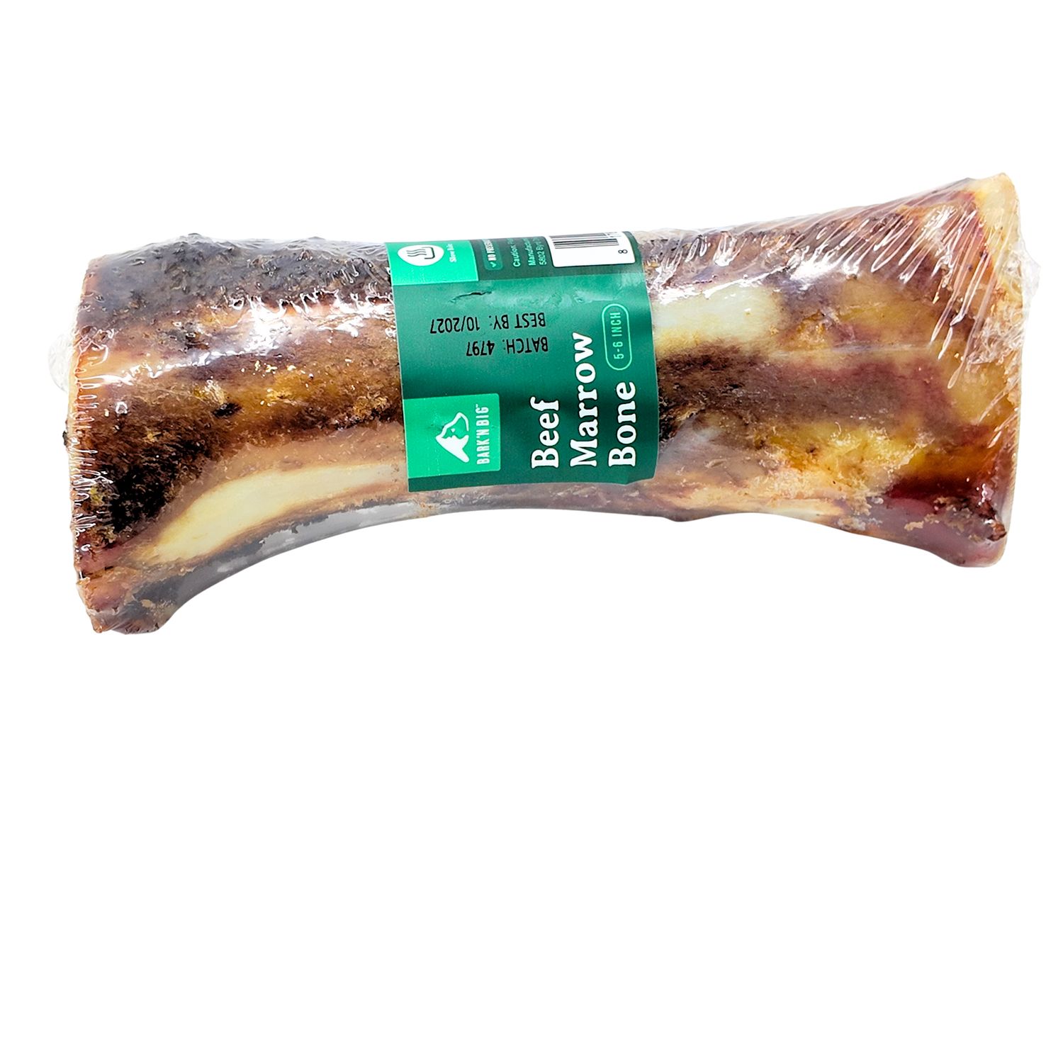 BarknBig 3" Beef Marrow Bone Shrinkwrapped