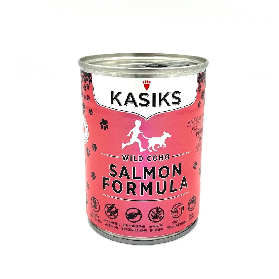 Kasiks Dog Can 12oz (Wild Coho Salmon)