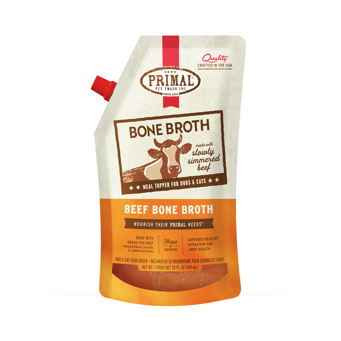 Primal Bone Broth 20oz (Beef)