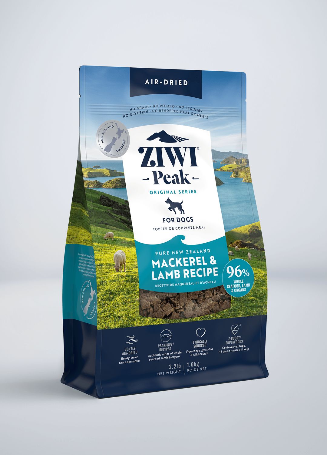 Ziwi Peak Air Dried 2.2lb (Mackeral n Lamb)