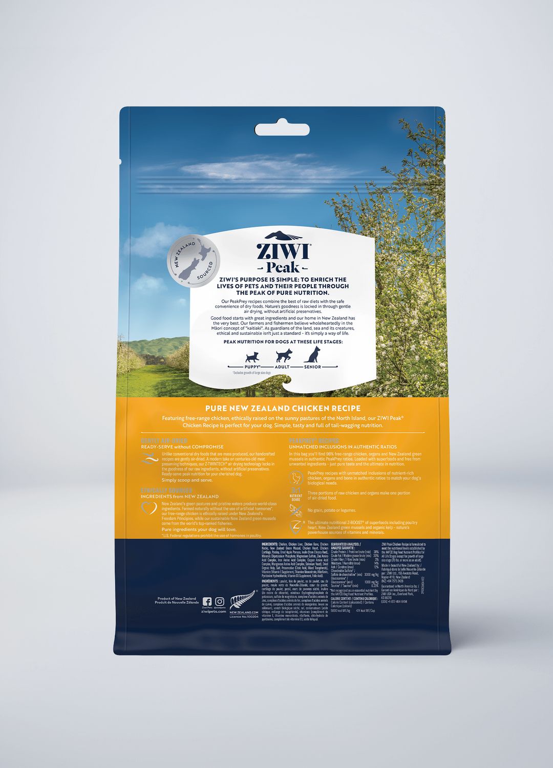 ZIWI DOG AIR DRIED CHICKEN 16OZ