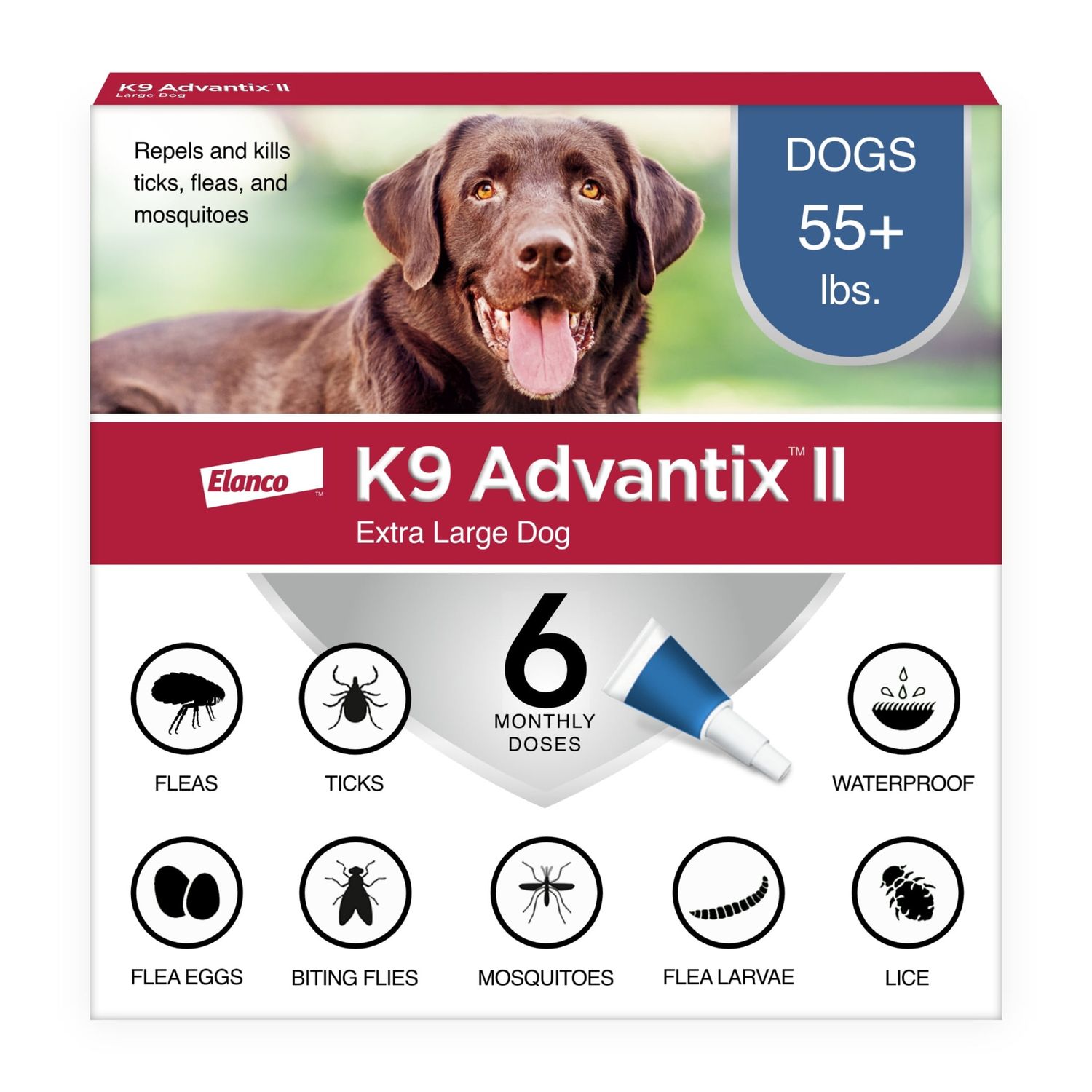 K9 Advantix II XL Dog 6 pk