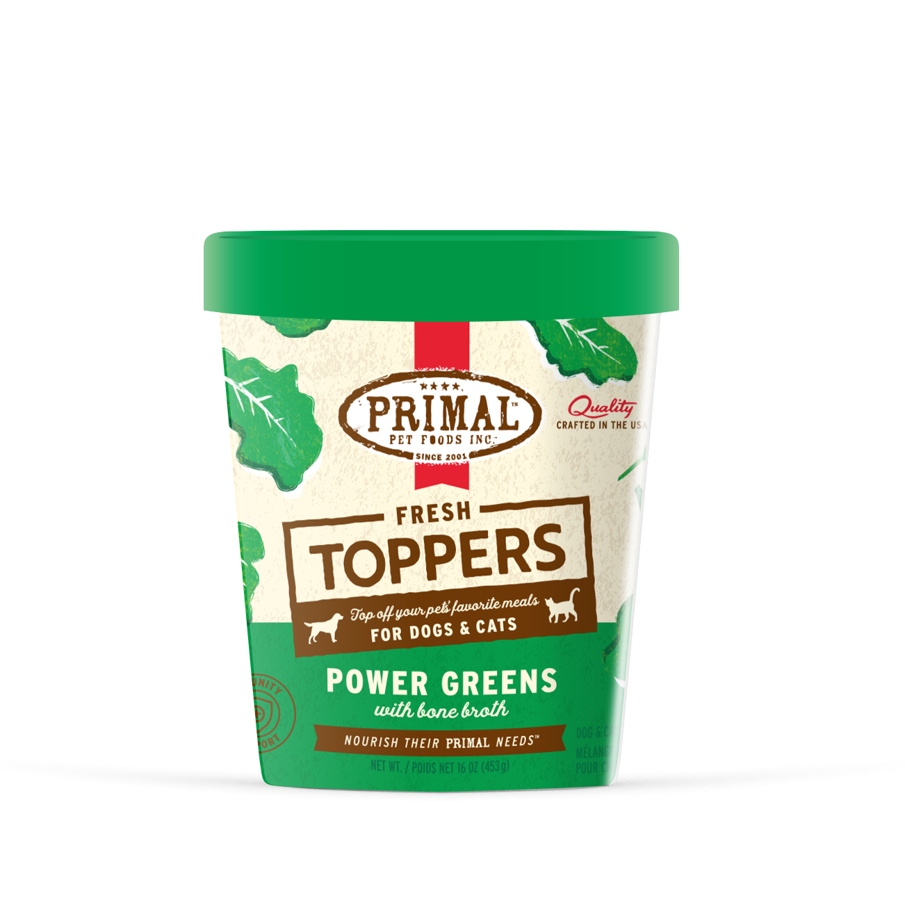 Primal Fresh Topper Power Greens 16oz