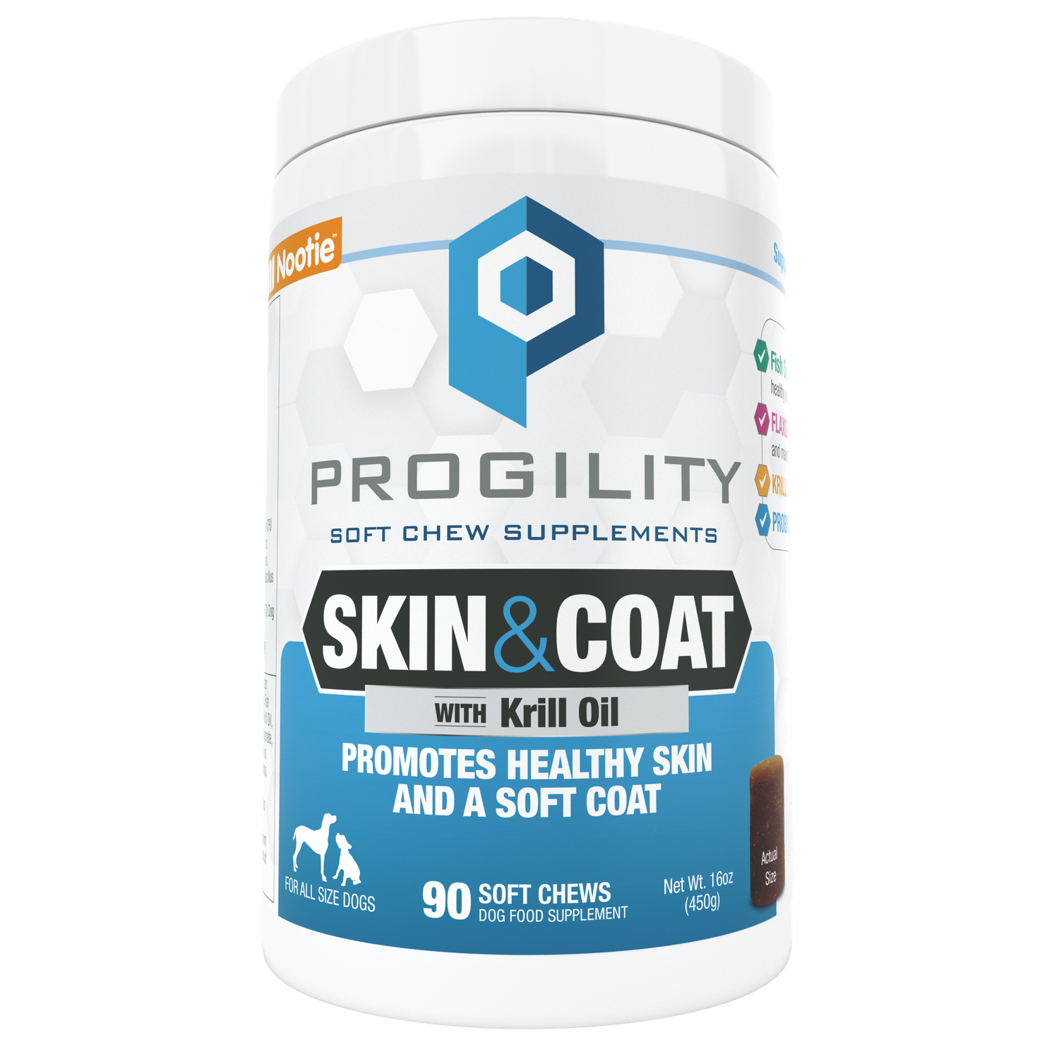 Nootie Progility  Skin &amp; Coat 90 ct
