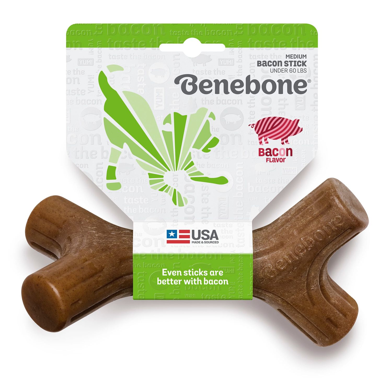 Benebone Bacon Stick Medium