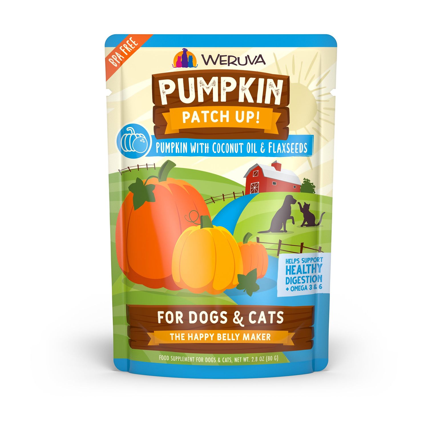 Weruva Pumpkin Patch Up 2.8 oz (Coconut Oil/Flaxseed)