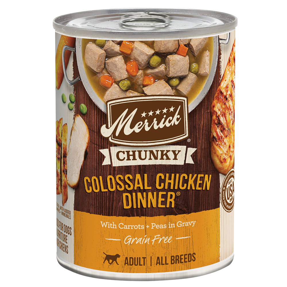 Merrick Canned Dog 12.7oz(Chunky Colossal Chicken)