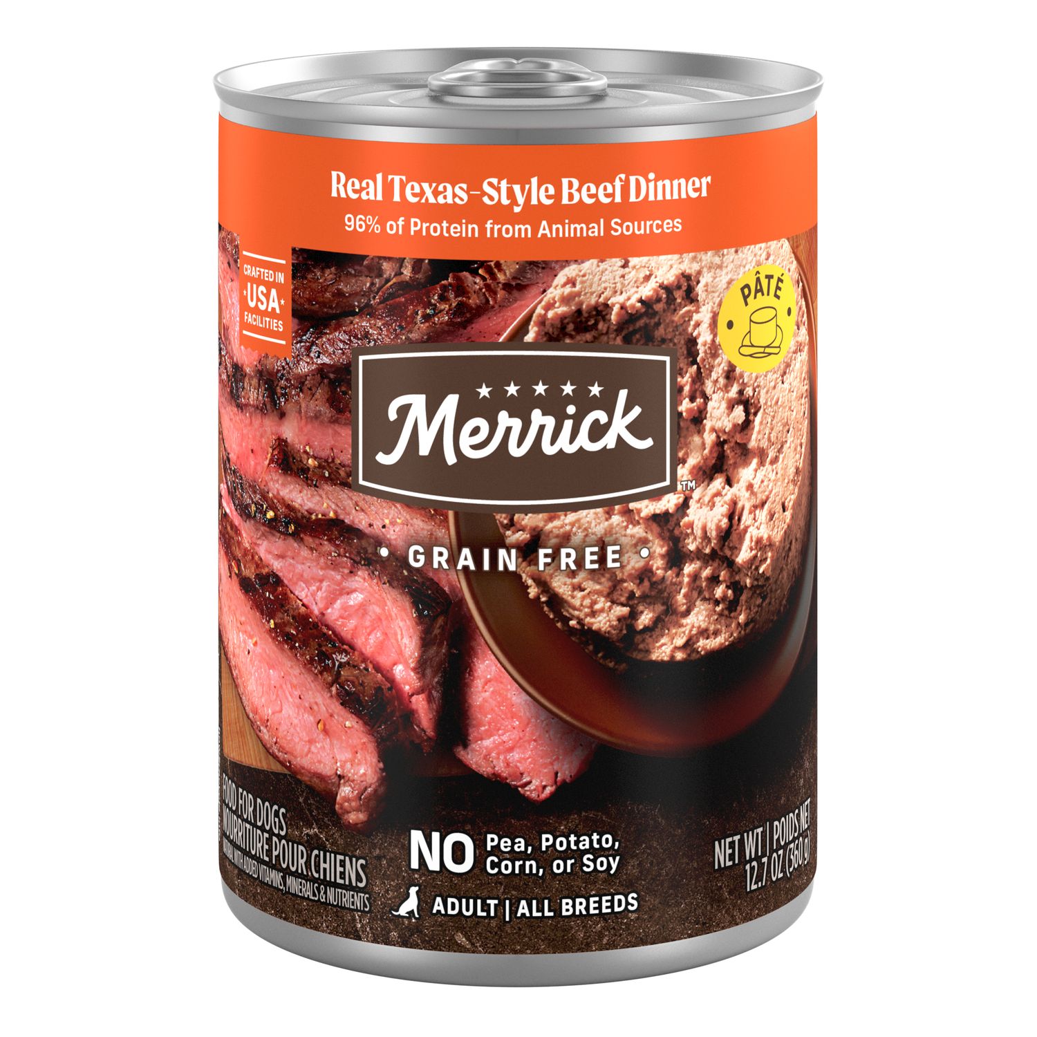 Merrick Dog 12.7oz (Texas Style Beef)