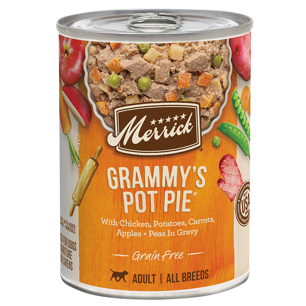 Merrick Canned Dog 12.7oz (Grammys Pot Pie)