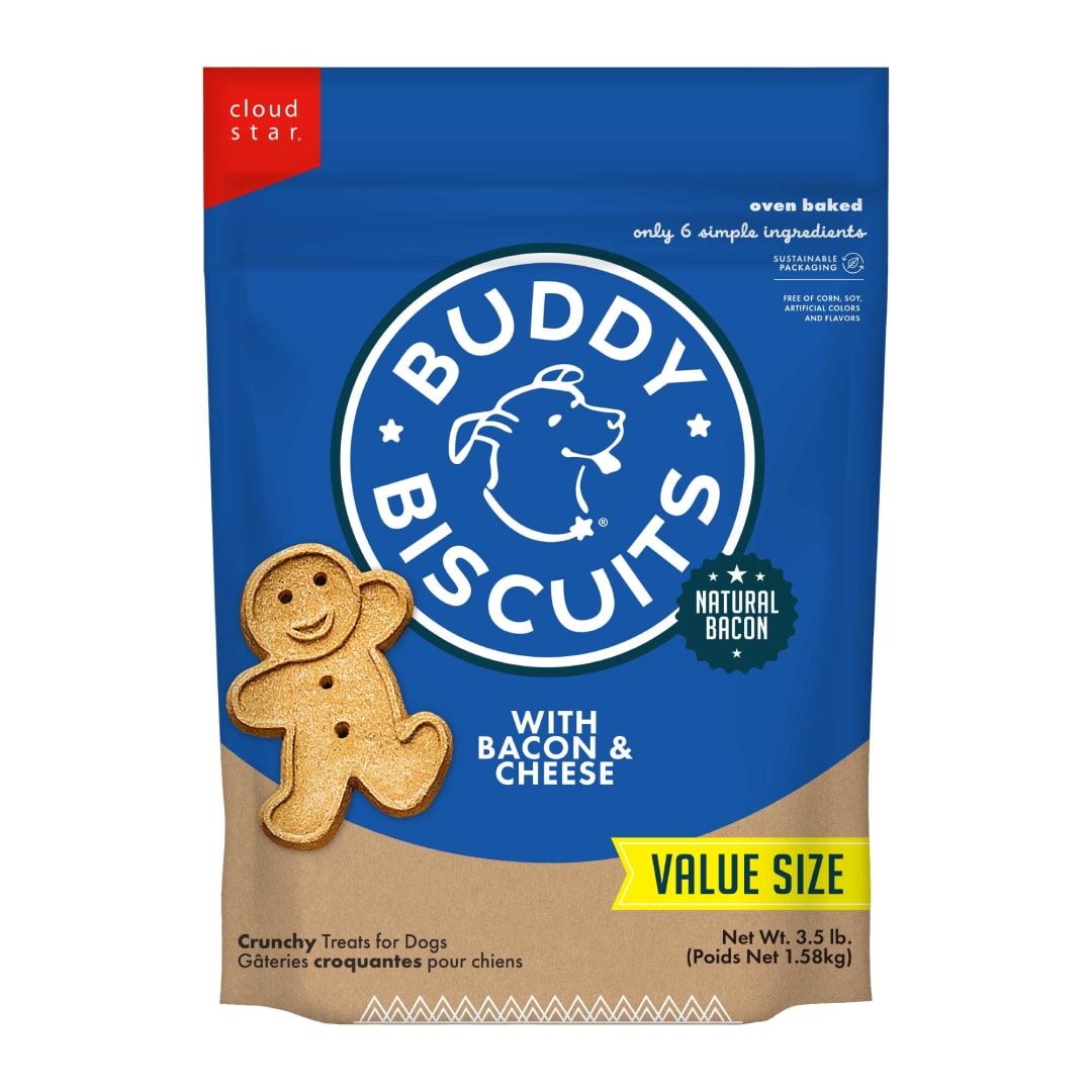 Buddy Biscuits Bacon &amp; Cheese 3.5 lb