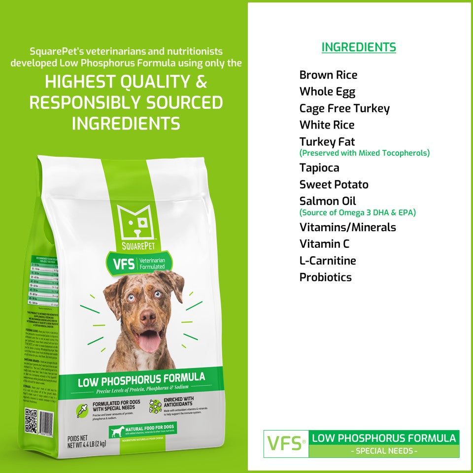 Square Pet VFS Low Phosphorus 4.4#