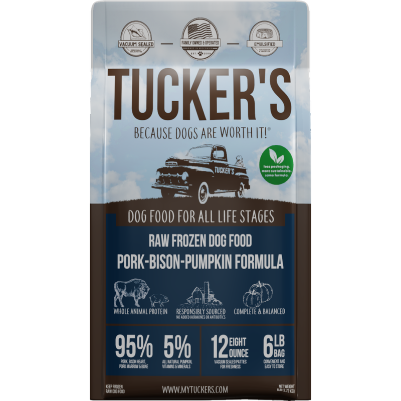 Tucker’s Frozen Raw Pork-Bison-Pumpkin 6 lb