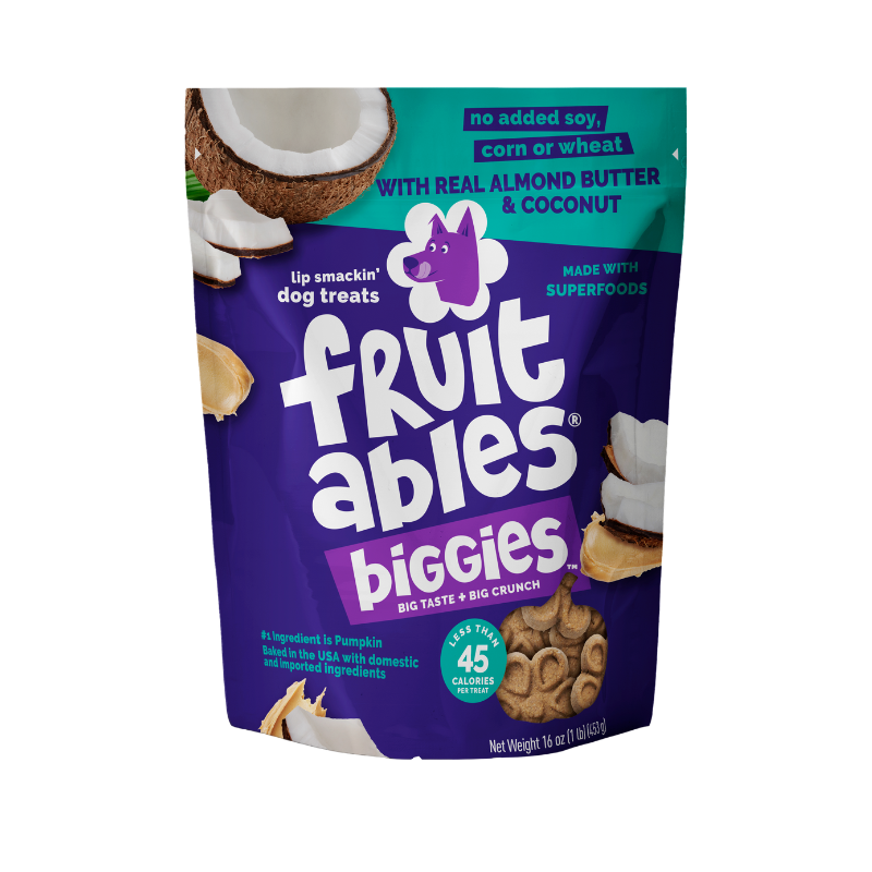 Fruitables Biggies Almond Butter &amp; Coconut 16oz