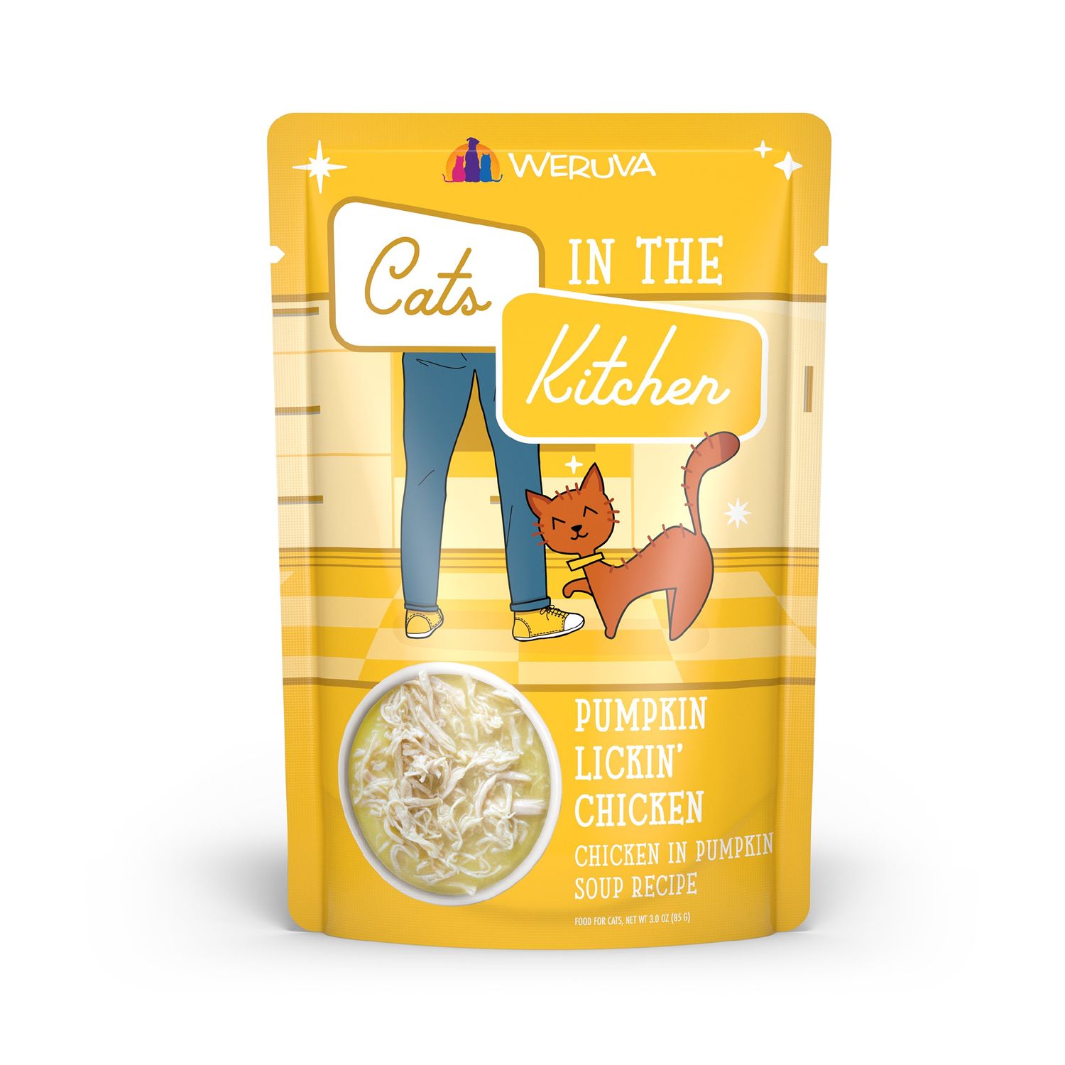 Weruva CITK Pumpkin Lickin Ckn pouch 3 oz