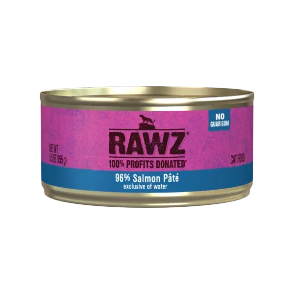 Rawz cat cans 5 oz salmon pate
