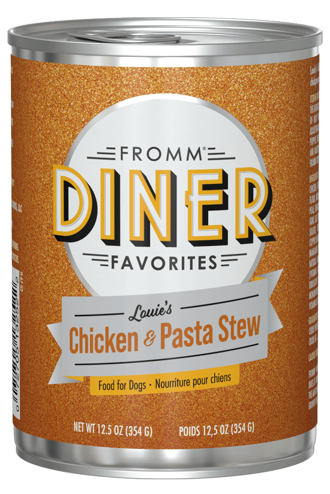 Fromm Diner Louies Chicken &amp; Pasta Stew can 12.5oz
