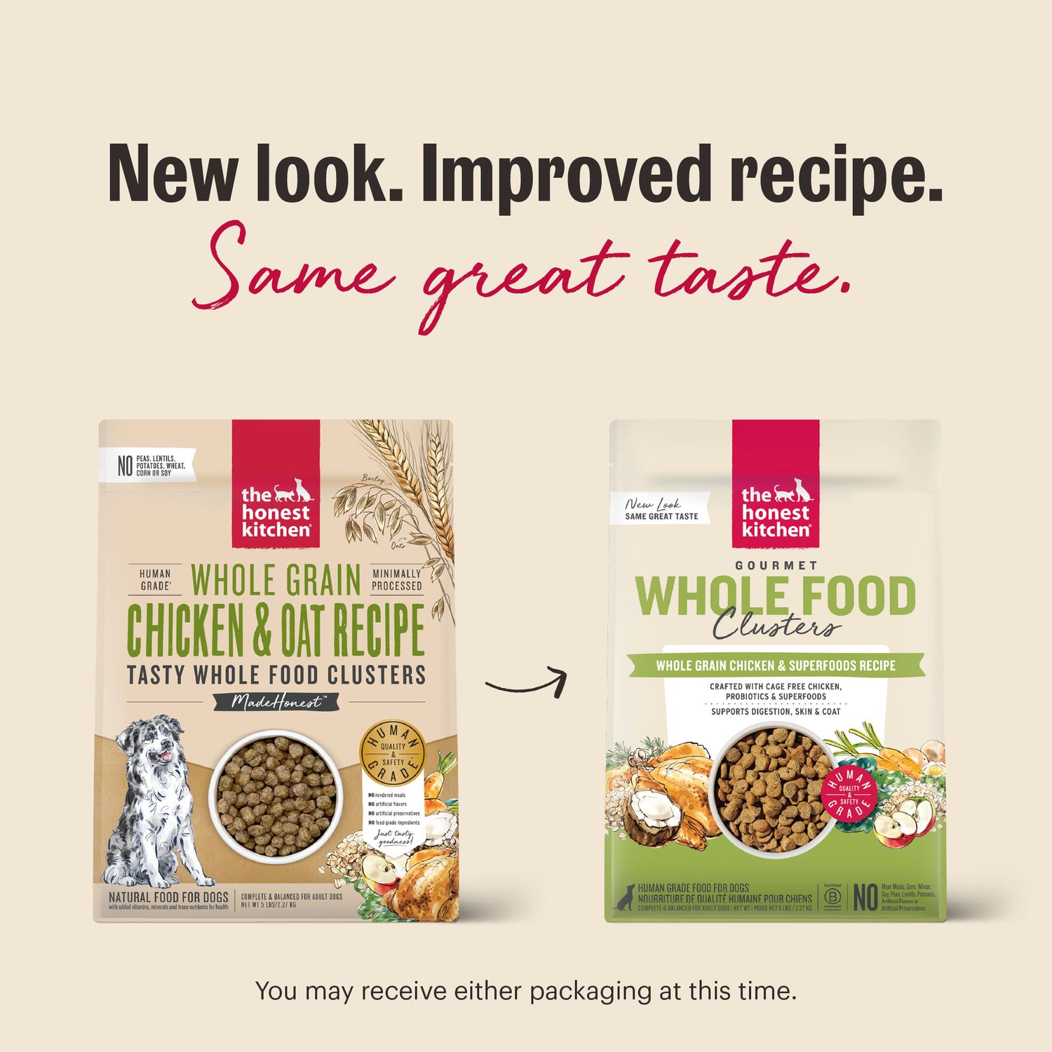 Honest Kitchen Clusters Chicken &amp; Oats 5 lb